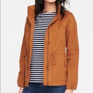 Pumpkin colored utility jacket - worn once!